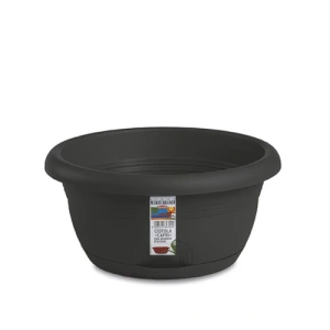 Вазон із системою автополиву Stefanplast Capri антрацит 30x13,3см 5л (84304)