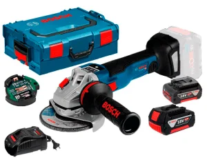 Кутова шліфувальна машина Bosch GWS 18V-10 SC (125mm 2x5,0Ah L-boxx) (06019G340D)