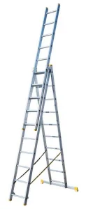Сходи трисекційні розкладні MASTERTOOL 3x10 ступенів (79-1310)