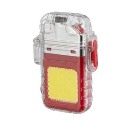 Фото фонарь брелок intertool с плазменной зажигалкой lb-0165