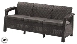 Софа садовая Allibert Corfu love seat max (8711245158761)