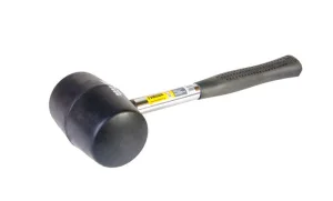 Киянка гумова MASTER TOOL чорна 80мм 900г (02-1304)