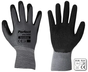 Рукавички захисні Bradas Perfect Grip Gray латекс розмір 9 (RWPGGY9)