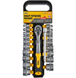 Набір головок торцевих MASTERTOOL 3/8" 6-24мм 21шт (78-3821)