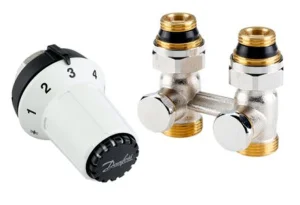 Комплект радіаторний Danfoss RAS-CK+RLV-KS нижнє підключення (013G5275)