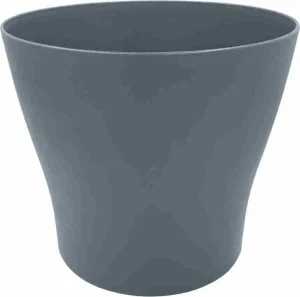 Фото горшок для цветов poliwork gardenya антрацит 21л (10454)