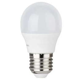 Фото лампа светодиодная intertool led g45 e27 5 вт 150-300в 4000k (ll-0112)