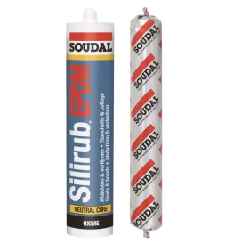 Герметик силиконовый Soudal Silirub EPDM черный 600мл (0000200000000316E6)