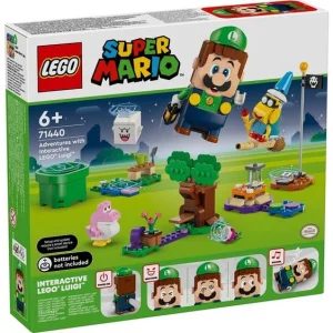 Фото конструктор lego super mario приключения с интерактивным lego луиджи 210 деталей (71440)
