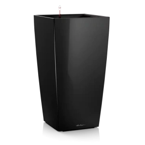 Вазон Lechuza Cubico Premium 22 чорний 22x22x41см 6л (18469)