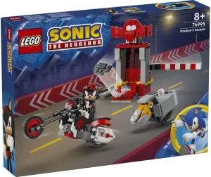 Фото конструктор lego sonic the hedgehog ёж шедоу. побег 196 деталей (76995)