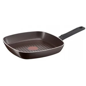 Фото сковорода tefal a6504015 plus 26х26 см гриль алюминий