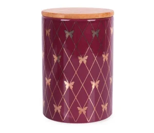 Банка для сипучих продуктів Lefard з бамбуковою кришкою 10x10x15см (940-226)