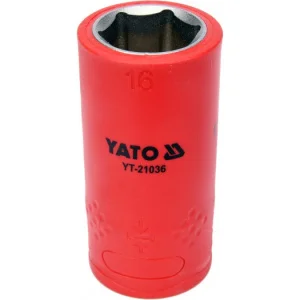 Головка торцева діелектрична YATO 6-гранна 1/2" M16 55/38мм (YT-21036)
