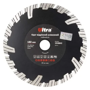 Круг відрізний алмазний Ultra Глибокий різ 180x22,2мм (1918842)