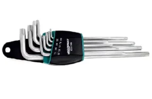 Набір ключів зіркоподібних Whirlpower TORX Т10-Т50 9 предметів (158-1109)