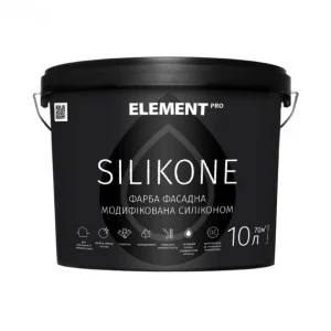 Фасадная краска ELEMENT PRO SILIKONE 10 л белая