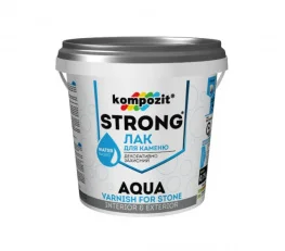 Лак для камня Kompozit STRONG AQUA 2,7л