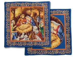 Наволочка гобеленова Lefard Sagrada familia lurex двостороння 45x45см (732-333)