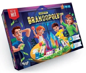 Настільна гра Danko Toys Брендополія преміум (G-BrP-01-01U)
