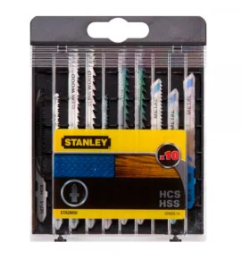 Набір полотен для електролобзика STANLEY хвост Т 10шт (STA28050-XJ)