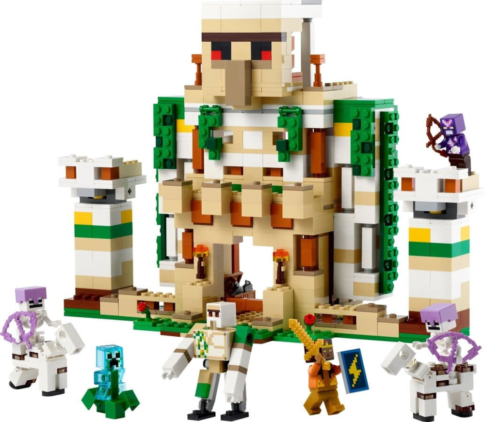 Конструктор Lego Minecraft Фортеця Залізний голем 868 деталей (21250)