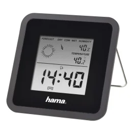 Фото термогигрометр hama th-50 black (00186370)