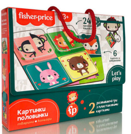 Фото игра с пластиковыми картинками vladi toys fisher price картинки половинки vt 2100-09 (297383)