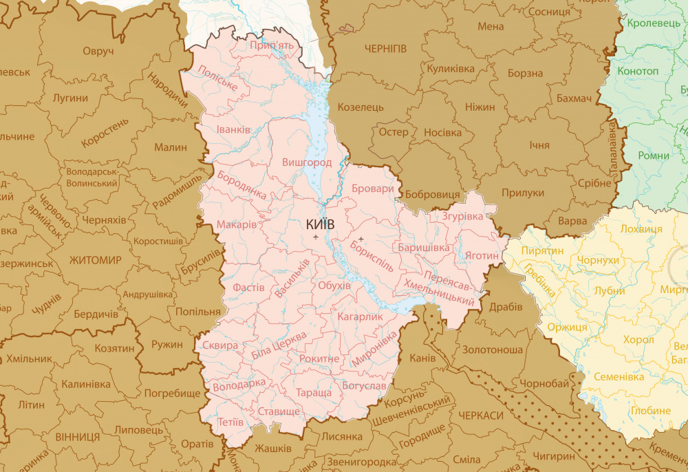   UFT Scratch Map Ukraine   (uftmapua2)