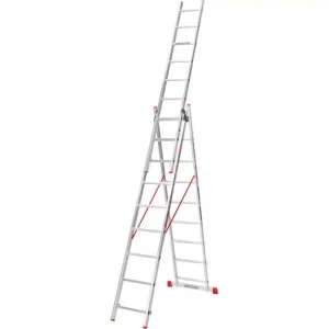 Лестница трехсекционная раскладная Квитка Pro 3x10 6,7м (110-9310)