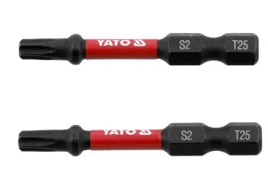Набір біт ударних YATO TORX T25x50мм HEX 1/4“ 2шт (YT-78054)