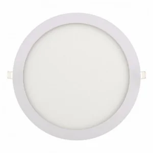 Панель вбудована LED Horoz Electric SLIM-24 24W 4200K 1632Lm d-297мм кругла біла (056-003-0024-050)