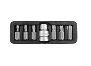 Набір біт YATO TORX Т25-Т55 адаптер 1/2" 7шт (YT-0416)