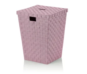Корзина для білизни Kela Alvaro суха троянда 40х40х52см (24354)