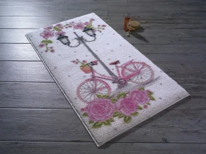 Килимок для ванної кімнати Confetti Romantic bike pembe 80x140см (CF_110083640)