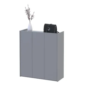 Тумба для взуття Doros Кассель Сірий 3 ДСП 97х40х110 (41516225)