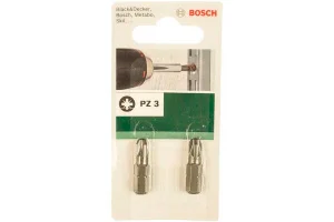 Набір біт Bosch PZ3 XH 25мм 2шт (2609255924)