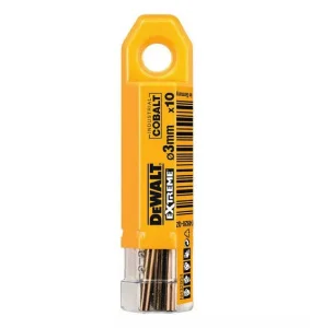 Свердло по металу DeWALT EXTREME INDUSTRIAL COBALT HSS-CO 3x33x61мм 10шт (DT4920)