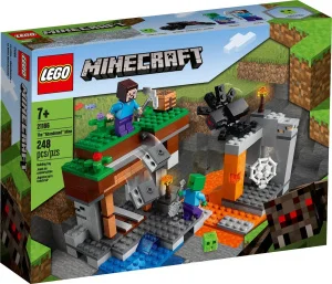 Фото конструктор lego minecraft заброшенная шахта 248 деталей (21166)