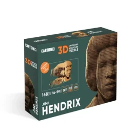 Фото картонный конструктор cartonic 3d puzzle jimi h (cartmjmh)