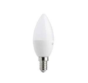 Фото лампа светодиодная intertool led c37 e14 5 вт 150-300в 4000k (ll-0152)