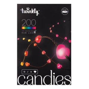 Фото гирлянда smart led twinkly candies heart twkh200rgb-g