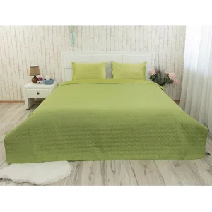 Покривало декоративне Руно VeLour Green banana 180x220см (340.55_Green banana)