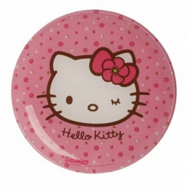 Фото тарелка luminarc hello kitty sweet pink 200 мм десертная