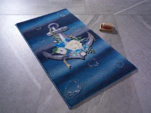 Фото коврик для ванной confetti romantic anchor k mavi 57x100см (cf_110083569)