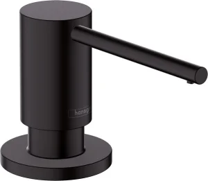 Фото дозатор для моющих средств hansgrohe a41 черный матовый 500мл (40438670)