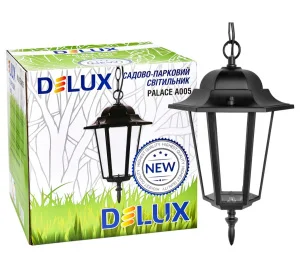 Світильник підвісний DELUX PALACE A005 60W E27 чорний