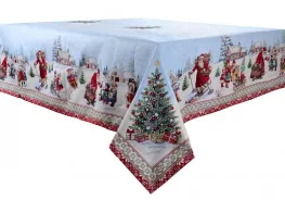 Фото новогодняя скатерть lefard home textile hiver с люрексом 140х240см (716-042)