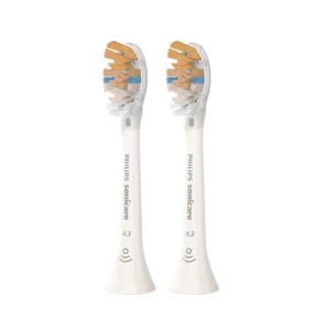 Фото набор насадок для зубной щетки philips sonicare универсальные a3 premium 2 предмета hx9092/10