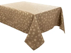 Фото скатерть тефлоновая lefard karen lurex teflon taupe 160х240см (715-344)